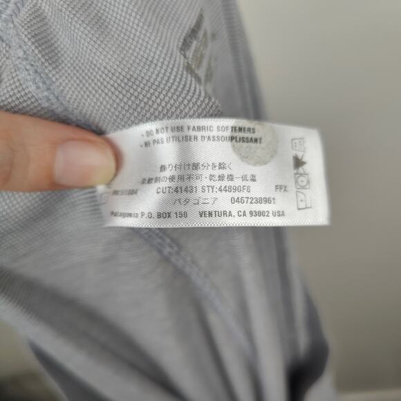 Patagonia‎ Base Layer Pants Mens XL Gray Capilene Black Performance Outdoors - Picture 9 of 10